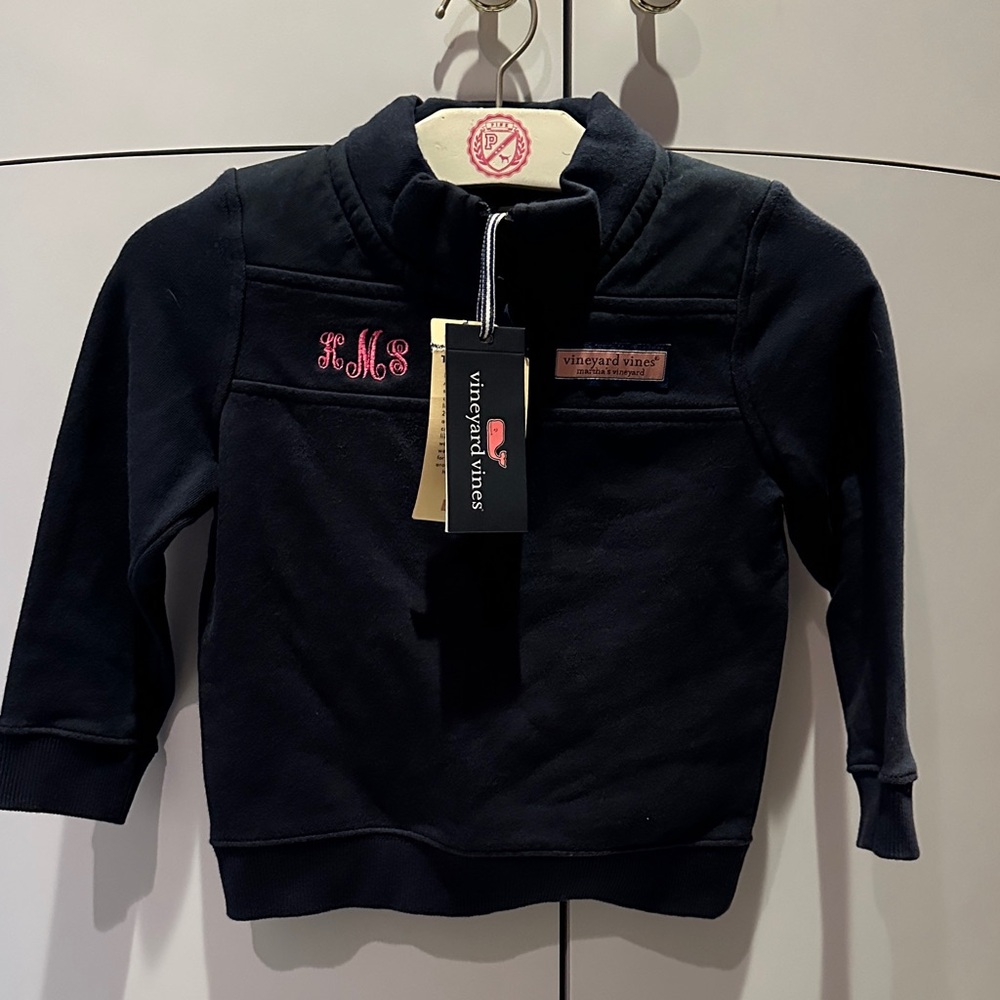 Vineyard Vines Kids the Original Shep shirt Navy 4T Sweatshirt, new with tag